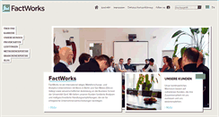 Desktop Screenshot of factworks.com