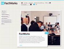 Tablet Screenshot of factworks.com
